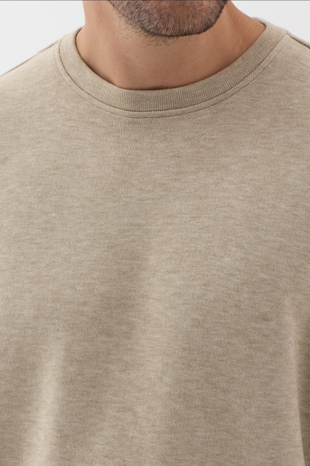 Orendahill Men's Melange Crew Neck Sweatshirt