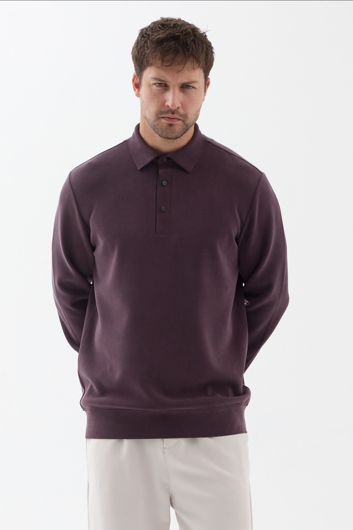 Orendahill Erkek Polo Yaka Sweatshirt