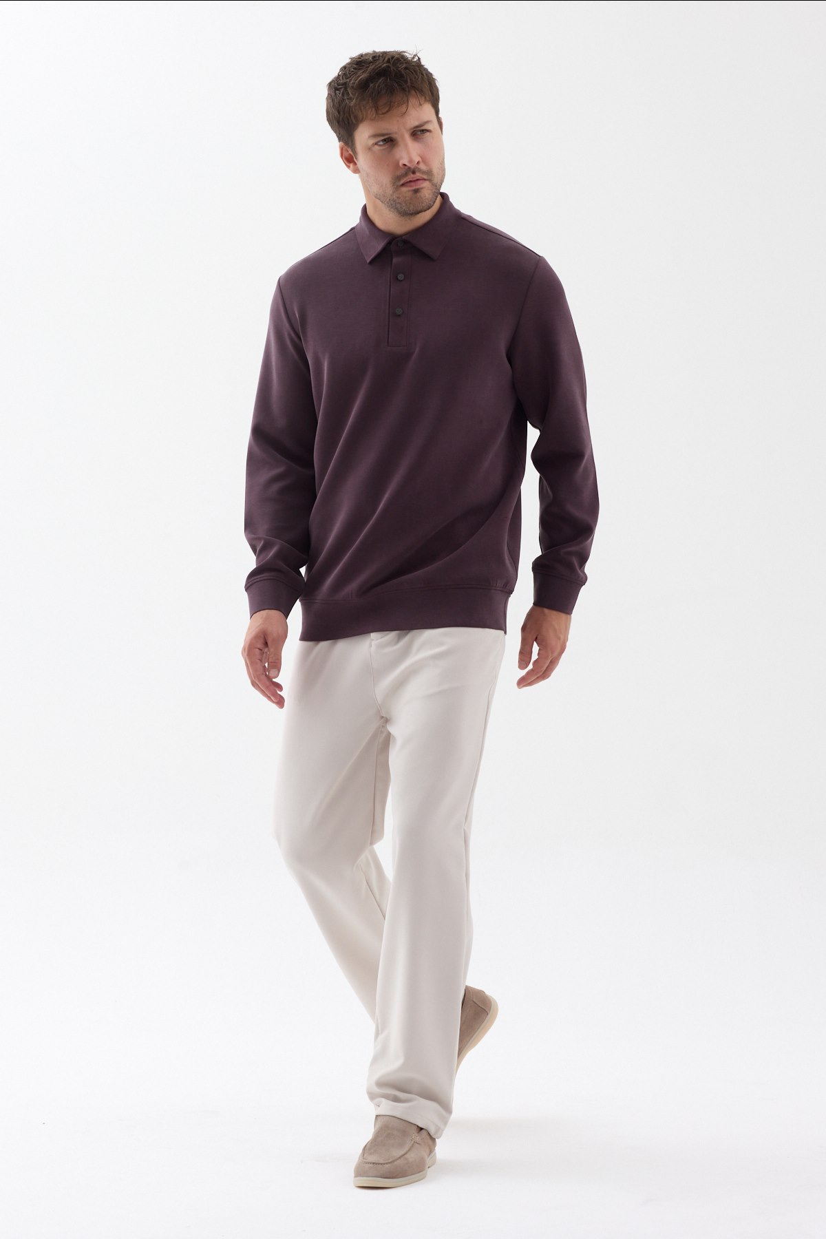 Orendahill Erkek Polo Yaka Sweatshirt